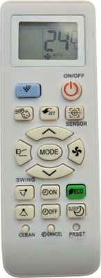 Ehop AC-156B Compatible remote Control for AC RG66A1IBGEF Sharp Remote Controller(White)