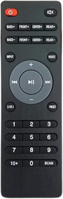 V4 Gadgets Compatible Replacement Remote Control for iBall Home Theater Remote Controller(Black)