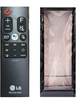 Paril (Remote+Cover) Remote compatible for LG Soundbar Home theatre Remote Control With PU Leather Protective Cover Remote Controller(Black) Paril (Remote+Cover) Remote compatible for LG Soundbar Home theatre Remote Control With PU Leather Protective Cover Remote Controller(Black)