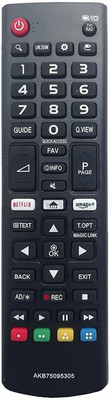 mumax Universal Remote Control No. 20, Compatible for  Smart LED/LCD TV LG Remote Controller(Black)