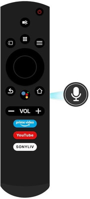 NeroEdge Thomson Remote Control Compatible with  Smart LED TV ( Voice Function) Thomson Remote Controller(Black)