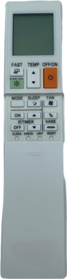 NixGlobal KMS1859 AC Remote Compatible with MITSUBISHI 1 / 1.5 / 2 TON AC Remote Controller(White)