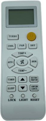 NixGlobal 131G AC Remote Compatible with HAIER / GODREJ 1 / 1.5 / 2 TON AC Remote Controller(White)