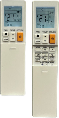 miracles in hand MIH244 AC REMOTE COMPATIBLE FOR ELECTRIC MITSUBISHI Remote Controller(White)