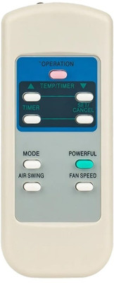TIZOQ Remote Control Compatible for  AC | Remote Control No.229(Power Full) Panasonic Remote Controller(White)