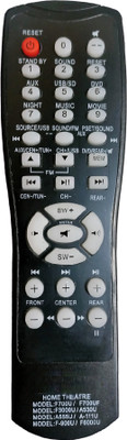 ERNIL Remote Compatible for F700U F700UF F3000U A530U A555U A111U F900U F6000U F&D Home Theater Universal Remote Controller(Black)