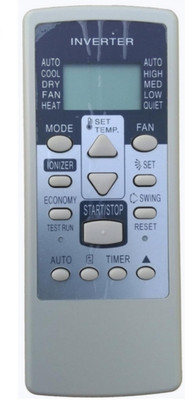 Ethex ® Re-113 Ac Remote compatible for Ogeneral Inverter Ac (Match all functions with your Remote before placing order) ( check all images) Remote Controller(White)