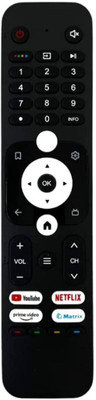 S R WEBSHOP Remote Control Compatible For H a I e r Smart Tv (Non Voice) H T R U 31 Haier Remote Controller(Black)