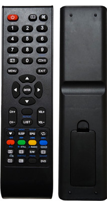 ERNIL MX06 TV Remote Compatible For Micromax LED/LCD TV Remote MM-MX06 (Your Old Remote Must be Exactly Same) Remote Controller(Black)