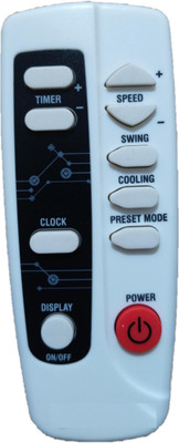LUNAGARIYA Compatible for Fan Remote BAJAJ Fan RemoteControl Universal. Remote Controller(White)
