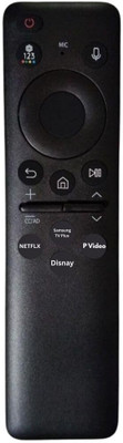 HDF Voice Supported Replacement Remote Compatible for Non Solor 4K Smart LCD LED TV Samsung Smart LCD LED TV Remote Controller(Black)