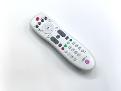 ERH India Compatible and Suitable for  d2h Remote (Not for HD, Not for RF) Videocon Remote Controller(White)