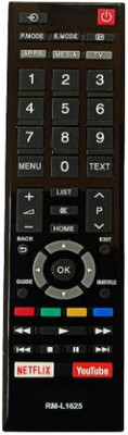 Tke oshiba RM-L1625 LED LCD Smart TV(026) TOSHIBA Remote Controller(Black)