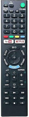 Tech Vibes Sony Tv Remote RM-L1370 Remote Control Compatible for Sony TV Bravia LCD LED RM-L1370 Sony Tv Remote Controller(Black)