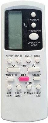 BhalTech 88 AC Remote Control (Old Remote Exactly Same Remote Will Only Work) Compatible for Kelvinator AC Remote Controller(White)