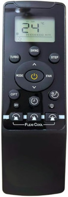 Tke  AC Remote Control AC-235, LCD Display, Compatible with RG56CMI-B0 Model Carrier Remote Controller(Black)