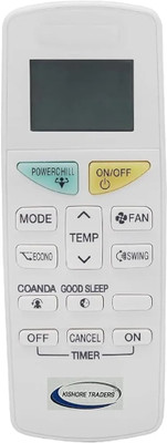 Kishore Traders Compatible Remote Control For  ARC484B12 Daikin Ac Remote Controller(White)