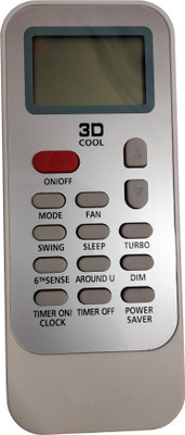 Axelleindia Compatible Replacement 3D AC Remote WHIRLPOOL Remote Controller(White)