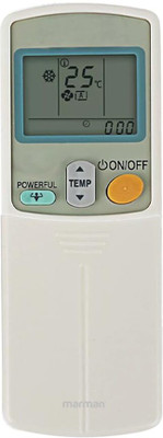 Marman Compatible with Daikin AC Remote Control Model 92C Suitable for 1 | 1.5 | 2 Ton Split & Window AC- Match Remote Key by Key with Existing Daikin Air Conditioner Remote Controller(White) Marman Compatible with Daikin AC Remote Control Model 92C Suitable for 1 | 1.5 | 2 Ton Split & Window AC- Match Remote Key by Key with Existing Daikin Air Conditioner Remote Controller(White)