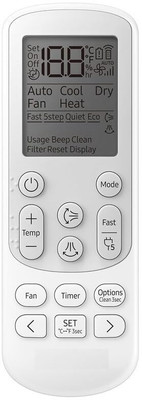 Cezo Air Conditioner Remote Compatible with Sam-sung Window/Split AC (Match Existing Remote Key by Key for Better Performance)Samsung AC Remote Controller Remote Controller(White)