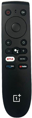mumax OnePlus QLED LED LCD HD Smart TV 1+ Android TV one plus Remote Controller(Black)