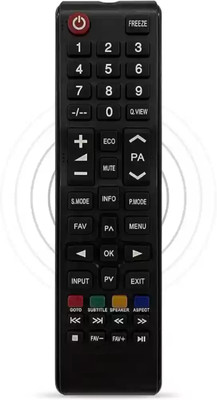 LUNAGARIYA LED TV REMOTE FORMENTY Remote Controller(Black)