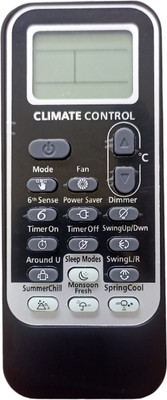 RE 1 92 Wirlpool Remote Controller(Black)