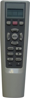 Kritex 30 AC Remote Compatible for HAIER Remote Control Remote Compatible for Baba UNIIVERSAL 2001 AC Remote Remote Controller(Grey)