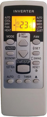 BhalTech 113 AC Remote Control with Display Light  with Backlight O General AC Remote Controller(Gray)