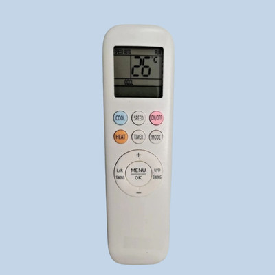 Ethex Re-230 compatible for Vise Air Conditioner Remote Control Re-230 compatible for Vise Ac remote (Same remote Only will work) Remote Controller(White & Black)