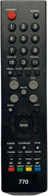 Upix 770G LCD/LED TV Remote Godrej LCD/LED TV (EXACTLY SAME REMOTE WILL ONLY WORK) Remote Controller(Black)