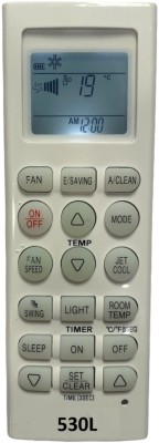 Upix 530LT (with Backlight) AC Remote Compatible for LG AC (EXACTLY SAME REMOTE WILL ONLY WORK) Remote Controller(White)