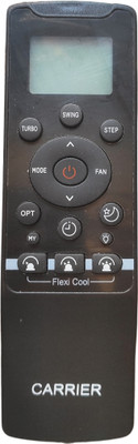 Harsh Enterprises Carrier AC RG56CMI-BO Compatible with Carrier Remote Control AC-235 Split/Window Air Conditioner Remote Harsh Enterprises Remote Controller(Black)