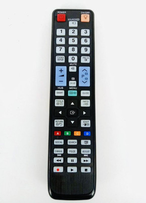 Rohit Electronics Samsung Remote Control Compatible With  LCD/LED TV (SAME REMOTE WILL ONLY WORK) Samsung Remote Controller(Black)