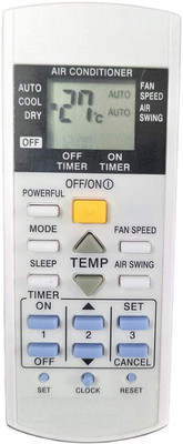 S R WEBSHOP AC29C Compatible Remote Control for  Ac with Power Chill Function Panasonic Remote Controller(White)