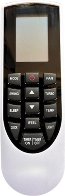 MechFox AC Remote Control Compatible Split/Window Air Conditioner | Model No. AC-182 | Lloyd Black Remote Controller(Black)