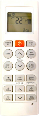 vcony Compatible Remote Control for  AC Dual Inverter Split AC Air Contioner AC-36S LG Remote Controller(White)