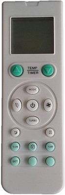 NixGlobal 102 Remote Compatible with HAIER / ELECTROLUX / LLOYD / VOLTAS / VIDEOCON / NAPOLEAN AC Remote Controller(White)