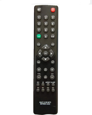 Sugnesh ®41N Tv Remote Compatible for Intex Smart LED/LCD Tv Remote Control (Exactly same Remote will Only Work) Remote Controller(Black)