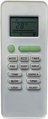 V4 Gadgets Compatible Replacement Remote Control for Air Conditioner, (Model No-221 YY) Godrej Remote Controller(White)