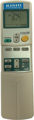 RISHI ENTERPRISES 92c THIS REMOTE IS COMPATIBLE FOR AC REMOTE (92C) DAIKIN Remote Controller(White)