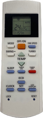 SHIELDGUARD AC Remote Control 29i Compatible for Croma AC Remote Controller(White)