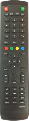 LipiWorld UNI-178 Led LCD Smart TV HDTV Remote Control Compatible For  Lloyd Tv Remote Controller(Black)