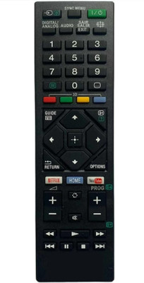 RISHI ENTERPRISES THIS REMOTE IS COMPATIBLE FOR SMART LED TV REMOTE (1615S-O8) SONY Remote Controller(Black)