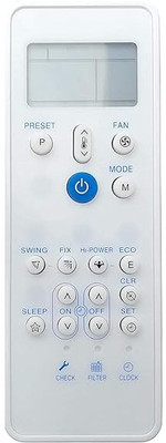 HDF AC Remote Control Compatible for  Split/Window AC HF-212 Carrier Remote Controller(White)
