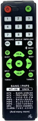 Tke Remote Control for Home Theatre Philips, Dapic, Clarin, Intex, Clarion, Philips, Dapic, Intex Remote Controller(Black)