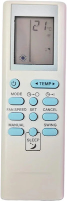 NixGlobal 85B 0NIDA AC Remote Compatible with ONIDA 1 / 1.5 / 2 TON AC Remote Controller(White)