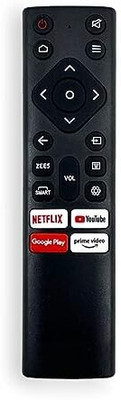 7SEVEN Compatible for Nokia Tv Remote Control Original Suitable for FHD UHD OLED 4K Smart Android Television Without Voice Command and No Google Assistant Feature - Match Remote Exactly Remote Controller(Black)