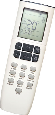 ERNIL R21W1 Compatible AC Remote for12TGC5 12TTC3GVA 18TINV3R32 18IINV5R32 12TINV5R32 24IINV3R32SFC 18LTC3WWR 18TTC5WVA Godrej 5IN1 AC R21W1 Remote Controller(White)