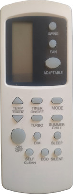 LipiWorld 31E AC Remote Control (Old Remote Exactly Same Remote Will Only Work) Compatible For Bluestar AC Remote Controller(Grey)